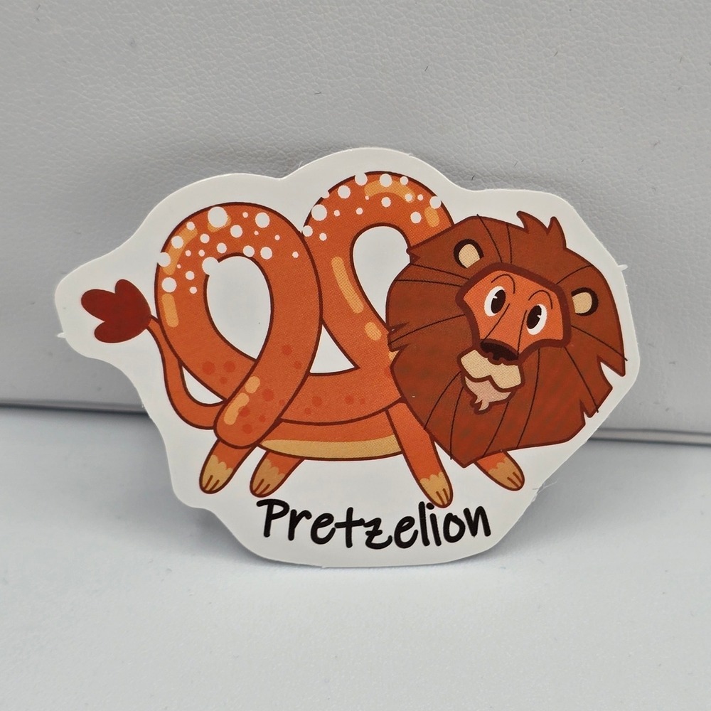 Pretzelion Sticker